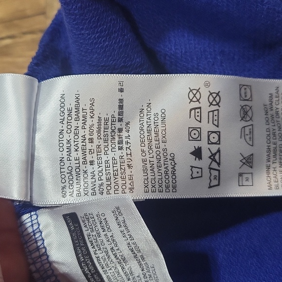 LEVI'S Blue Black Green Animal Print Logo Hoodie Kangaroo Pocket Sweatshirt - Picture 14 of 16